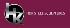 H & K Steel Sculptures brand logo