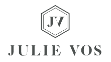 $145.00 Julie Vos Fleur-de-Lis Ring Iridescent Pacific Blue