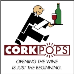 Cork Pops brand logo